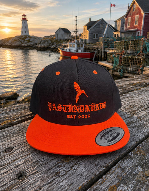 Flat brim 2-tone Snapback Hat