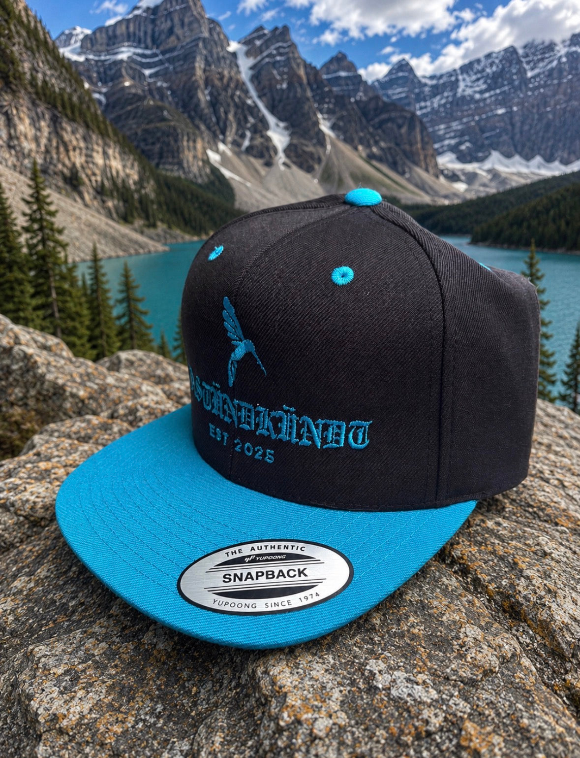 Flat brim 2-tone Snapback Hat
